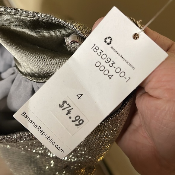 NWT Gold Sparkle, Party New Years Skirt - Picture 7 of 7